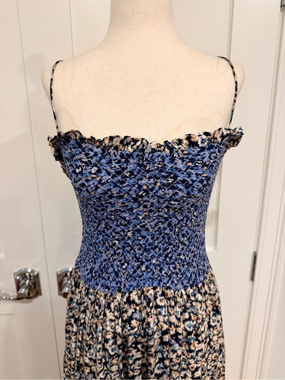 Free People Blue Floral Maxi Dress - Picture 7 of 15